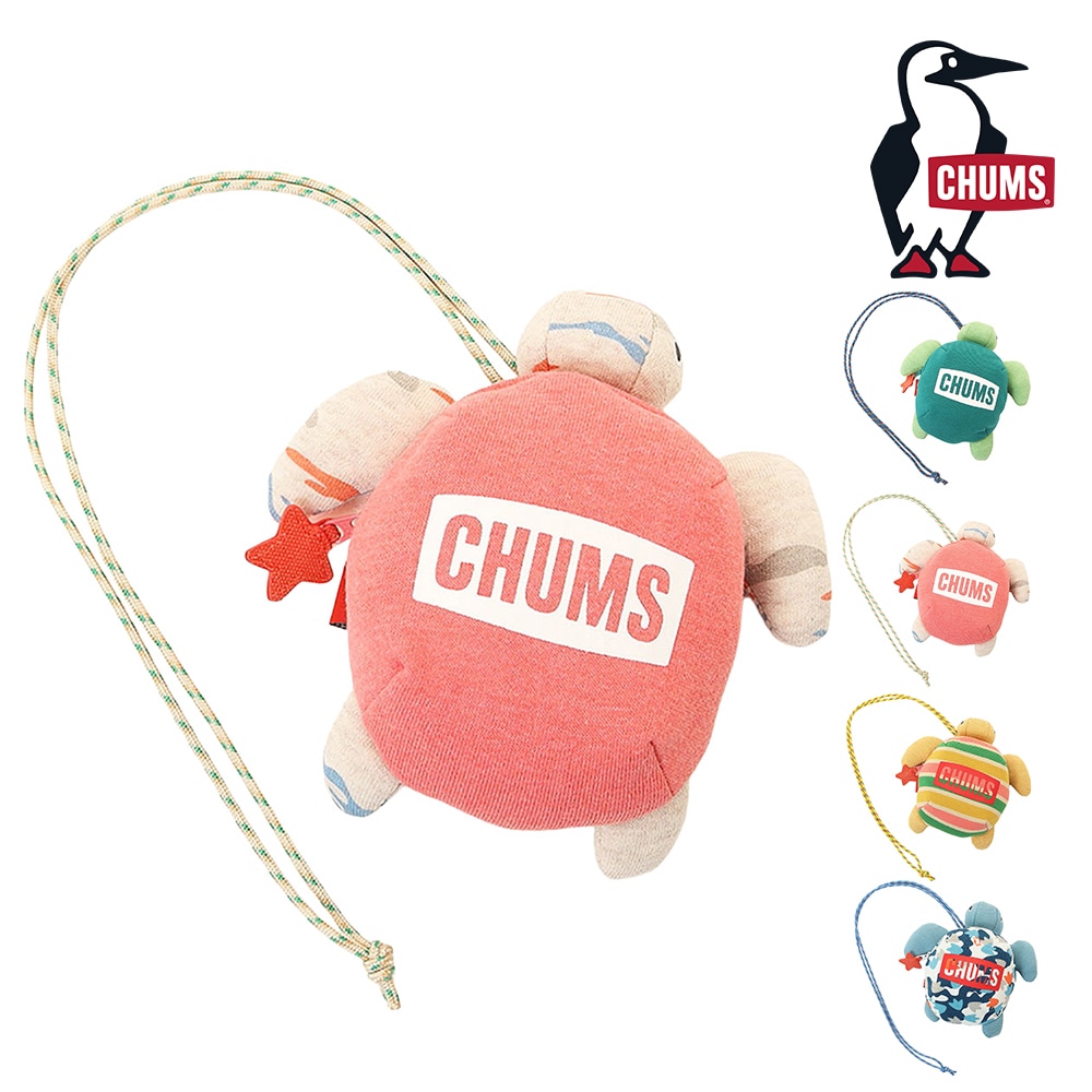 チャムス ネックポーチ CHUMS アクアリウム タートルミニポーチ 小物入れ CH60-3717 2.コーラル -603717r016