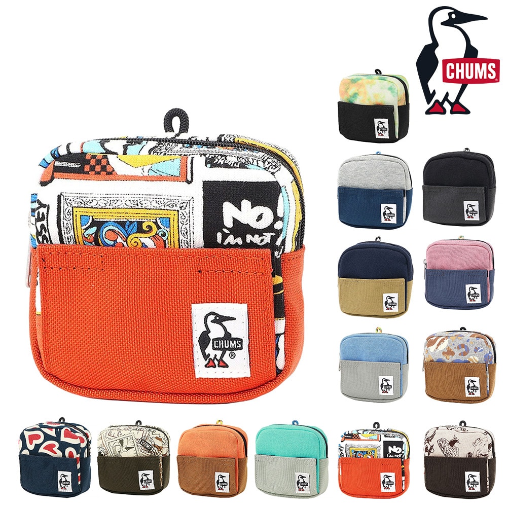 チャムス 小物 ポーチ 小物入れ スマホスタンド コインケース CHUMS スマートフォンスタンドポーチスウェットナイロン CH60-3734 メンズ レディース キッズ ネコポス可能 黒 誕生日プレゼント ギフト ラッピング無料 【正規代理店】 8.アートブービー -603734z378
