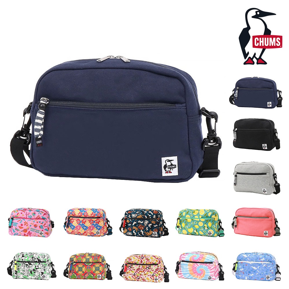 チャムス ショルダーバッグ マザーズバッグ 2WAY スモールトラペゾイドショルダー スウェット 4.5L CH60-3741 メンズ レディース プレゼント 3.ネイビー -99x603741n001