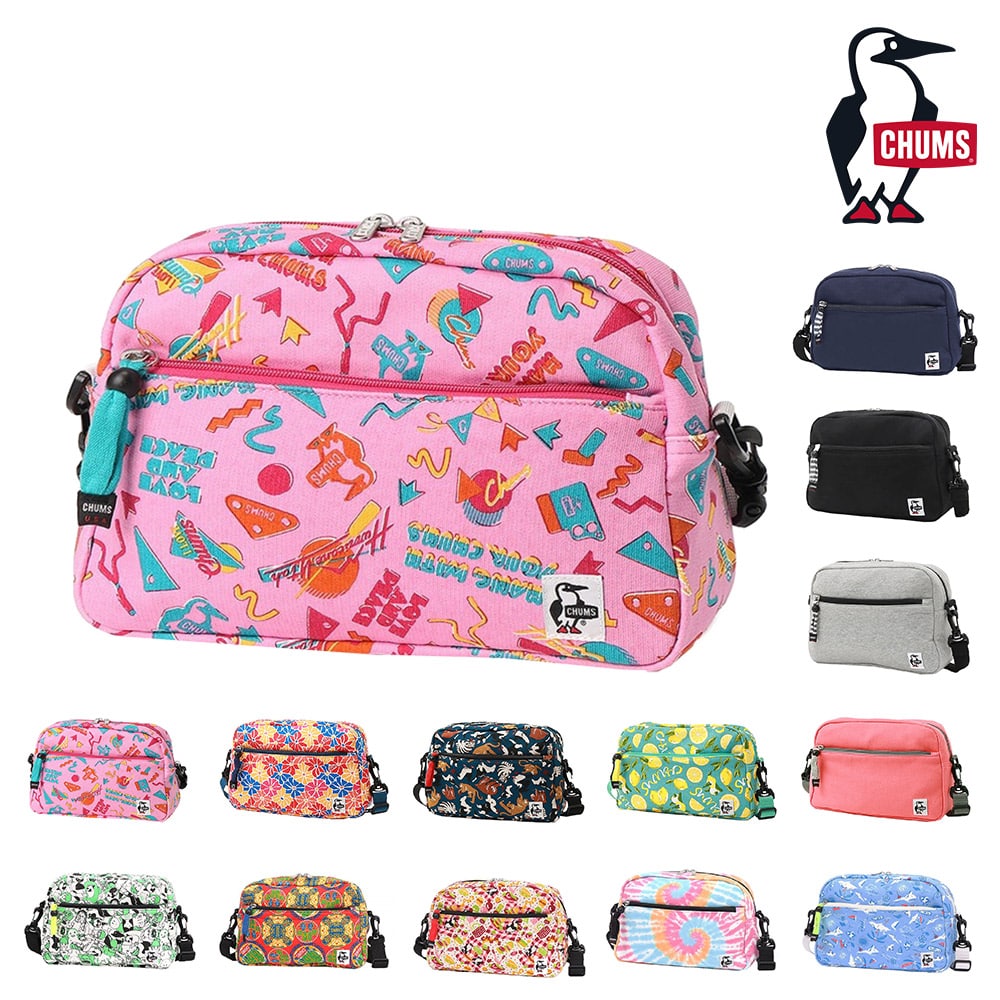チャムス ショルダーバッグ マザーズバッグ 2WAY スモールトラペゾイドショルダー スウェット 4.5L CH60-3741 メンズ レディース プレゼント 8.ディスコ -99x603741z326