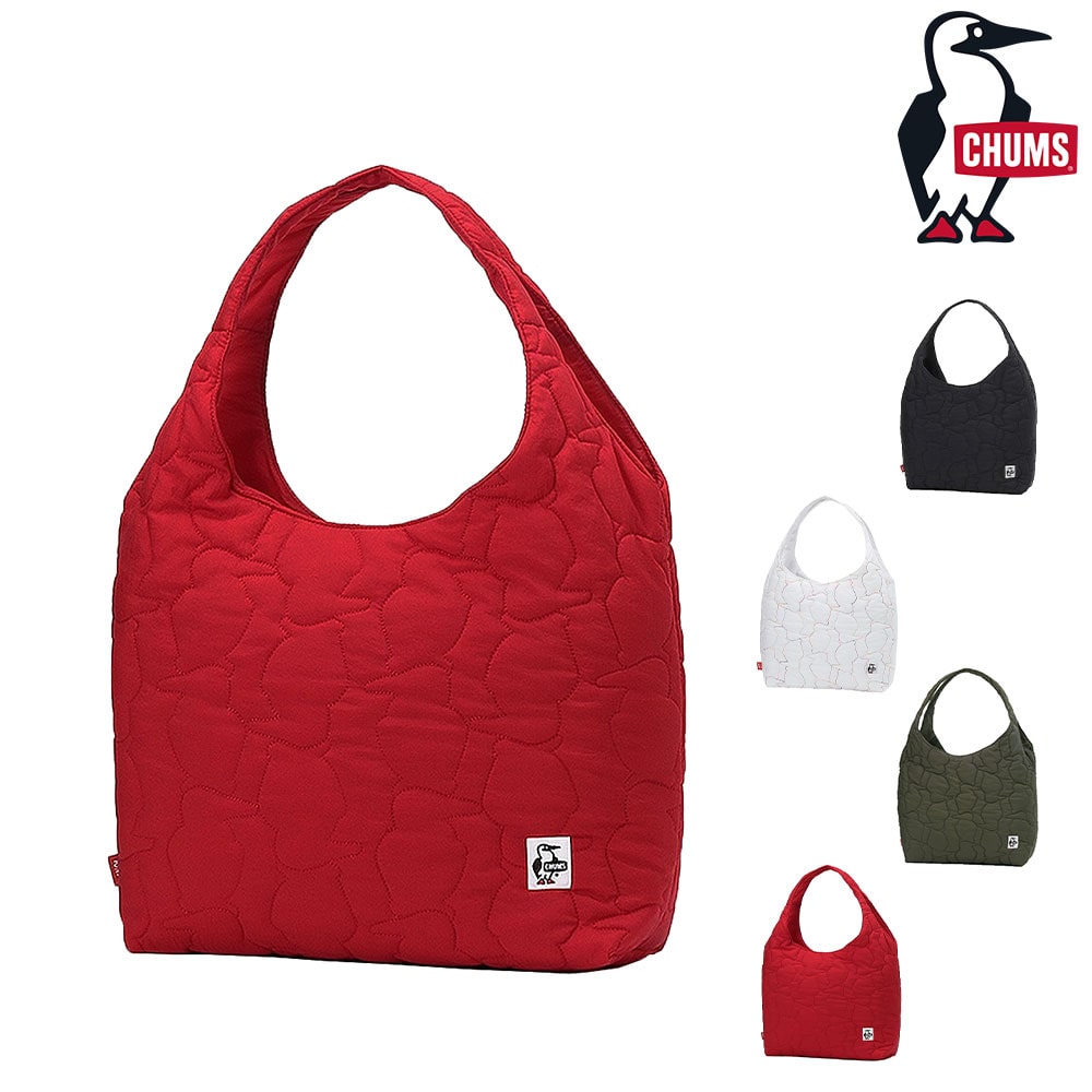 チャムス CHUMS BOOBY STITCH TOTE BAG ブービーステッチトートバッグ ch60-3839 4.レッド -603839r001 メンズ レディース メンズ レディース