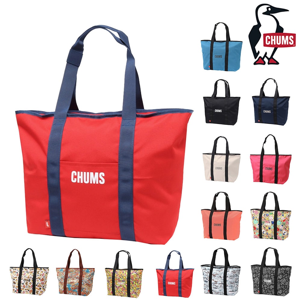 チャムス バッグ トート トートバッグ CHUMS リサイクルチャムスデイリートート 25L A3サイズ対応 CH60-3845 メンズ レディース キッズ 送料無料 人気 【正規代理店】 10.レッド -603845r001