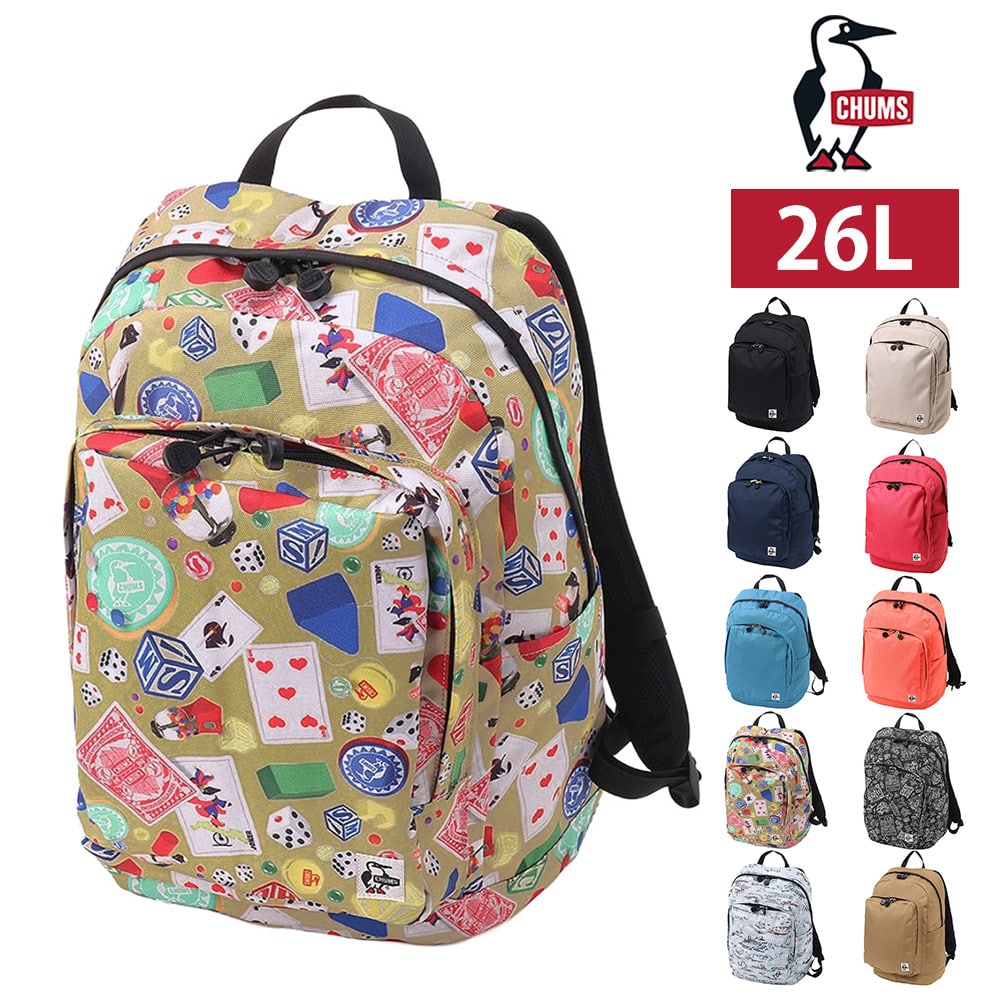 チャムス バッグ リュック デイパック バックパック CHUMS リサイクルアウトバックデイパック 26L A4サイズ CH60-3846 メンズ レディース キッズ 送料無料 誕生日プレゼント ギフト ラッピング無料 【正規代理店】 7.トイズ -603846z379