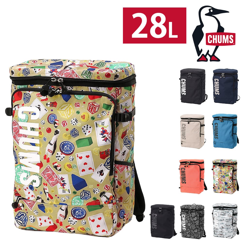 チャムス バッグ リュック デイパック バックパック 大きめ CHUMS リサイクル トップオープンスクエアデイパック 28L B4 A4 CH60-3919 メンズ レディース キッズ 送料無料 男女兼用 プレゼント ラッピング無料 通勤 【正規代理店】 7.トイズ -603919z379