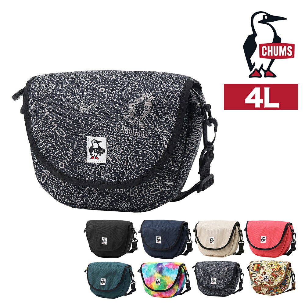 チャムス ショルダーバッグ ミニ ラウンド型 斜め掛け 4L B6 CHUMS リサイクルミニラウンドショルダーバッグ CH60-3920 メンズ レディース キッズ 7.アーカイブ -603920z401