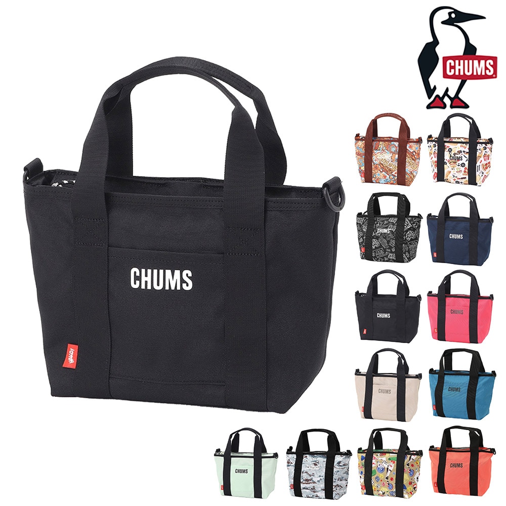 チャムス バッグ トートバッグ ハンドバッグ ミニ CHUMS リサイクルチャムスミニトートバッグ 6L A5サイズ CH60-3922 メンズ レディース キッズ 大容量 送料無料 誕生日プレゼント ギフト ラッピング無料 【正規代理店】 1.ブラック -603922k001