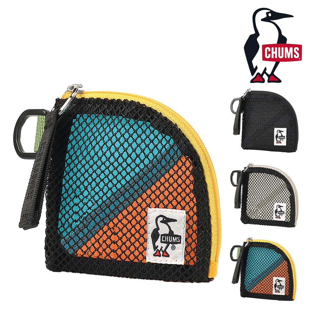チャムス 財布 コインケース 小銭入れ ミニポーチ マルチケース 小物入れ トラベル アウトドア CHUMS メッシュコインケース CH60-3933 メンズ レディース キッズ 誕生日プレゼント ギフト 【正規代理店】 3.クレイジー -603933c004