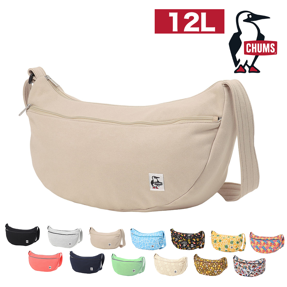 チャムス ショルダーバッグ 12L CHUMS バナナショルダーバッグスウェット CH60-3937 3.グレージュ -603937g057