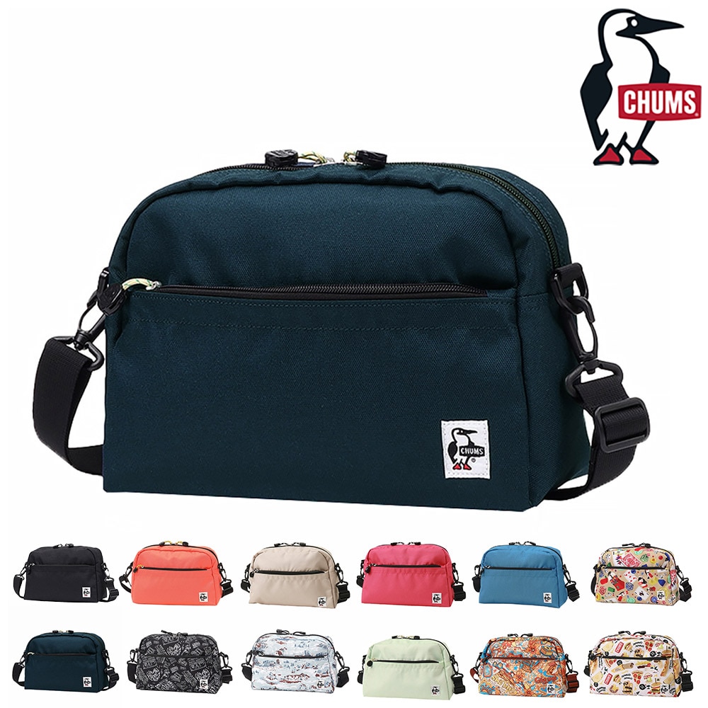 チャムス バッグ ショルダーバッグ ポーチ CHUMS リサイクル スモールトラペゾイドショルダー 6L B5サイズ CH60-3963 メンズ レディース キッズ 送料無料 誕生日プレゼント ギフト ラッピング無料 【正規代理店】 2.ネイビー -603963n001