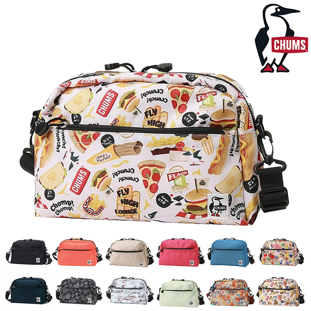 チャムス バッグ ショルダーバッグ ポーチ CHUMS リサイクル スモールトラペゾイドショルダー 6L B5サイズ CH60-3963 メンズ レディース キッズ 送料無料 誕生日プレゼント ギフト ラッピング無料 【正規代理店】 12.ファストフード -603963z351