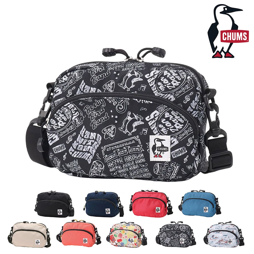 チャムス バッグ ショルダーバッグ ミニ ポーチ 斜めがけ CHUMS リサイクルショルダーポーチ 3L B6サイズ CH60-3966 メンズ レディース キッズ 送料無料 誕生日プレゼント ギフト ラッピング無料 【正規代理店】 8.ライブハウス -603966z380
