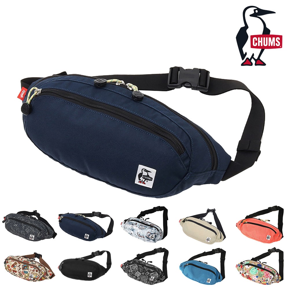 チャムス バッグ ウエストバッグ ボディバッグ CHUMS リサイクルスモールオーバルウエストパック 4L B6サイズ CH60-3969 メンズ レディース キッズ P10倍 送料無料 誕生日プレゼント ギフト ラッピング無料 正規代理店 2.ネイビー -603969n001