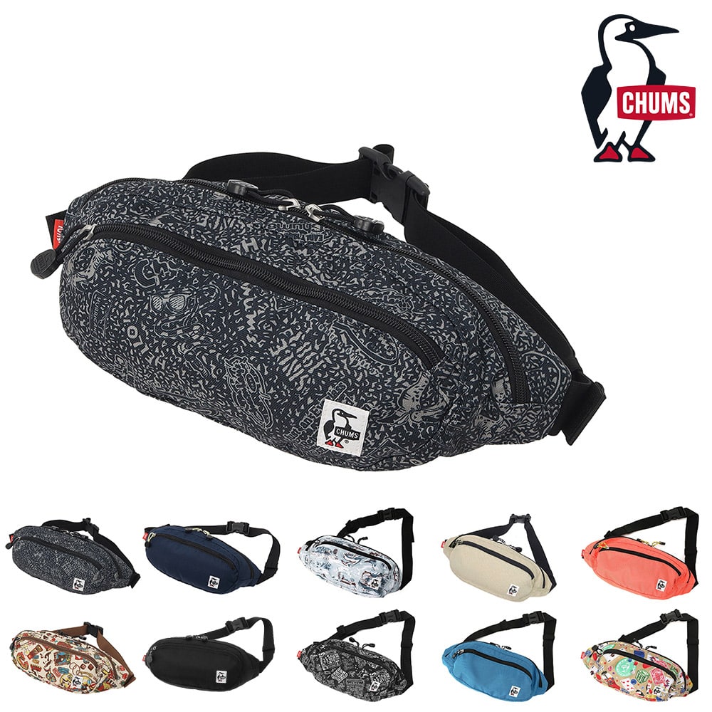 チャムス バッグ ウエストバッグ ボディバッグ CHUMS リサイクルスモールオーバルウエストパック 4L B6サイズ CH60-3969 メンズ レディース キッズ P10倍 送料無料 誕生日プレゼント ギフト ラッピング無料 正規代理店 4.アーカイブ -603969z401
