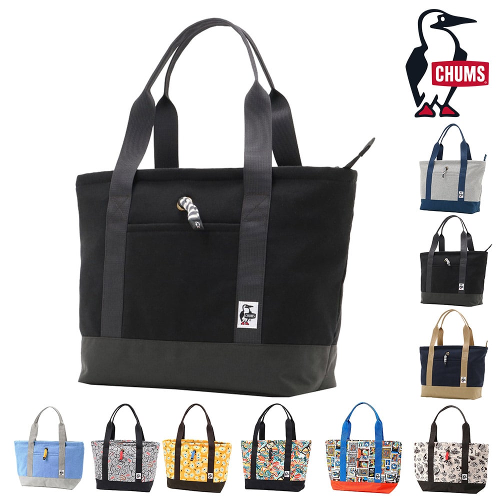 チャムス バッグ トートバッグ マザーズバッグ 肩かけバッグ CHUMS トートバッグスウェットナイロン 15L A4サイズ B5サイズ CH60-3618 CH60-3974 メンズ レディース 送料無料 誕生日プレゼント ギフト ラッピング無料 【正規代理店】 2.ブラックxチャコール -603974k018