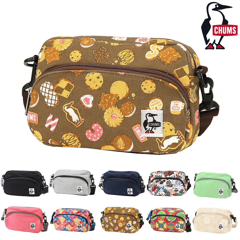チャムス バッグ ショルダーバッグ ポーチ ショルダー 小さめ CHUMS ショルダーポーチスウェット 2.5L CH60-3590 CH60-3979 メンズ レディース キッズ 送料無料 誕生日プレゼント ギフト ラッピング無料 【正規代理店】 6.クッキー -603979z374