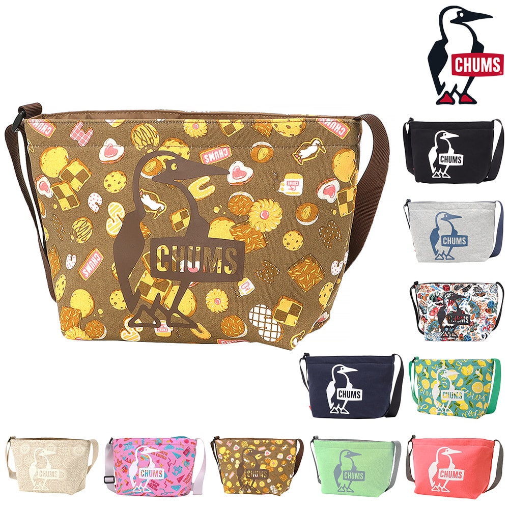 チャムス バッグ ショルダーバッグ 斜めがけ ミニショルダー CHUMS ブービープリントショルダースウェット 5L A5サイズ CH60-3743 CH60-3980 メンズ レディース キッズ 誕生日プレゼント ギフト ラッピング無料 【正規代理店】 6.クッキー -603980z374