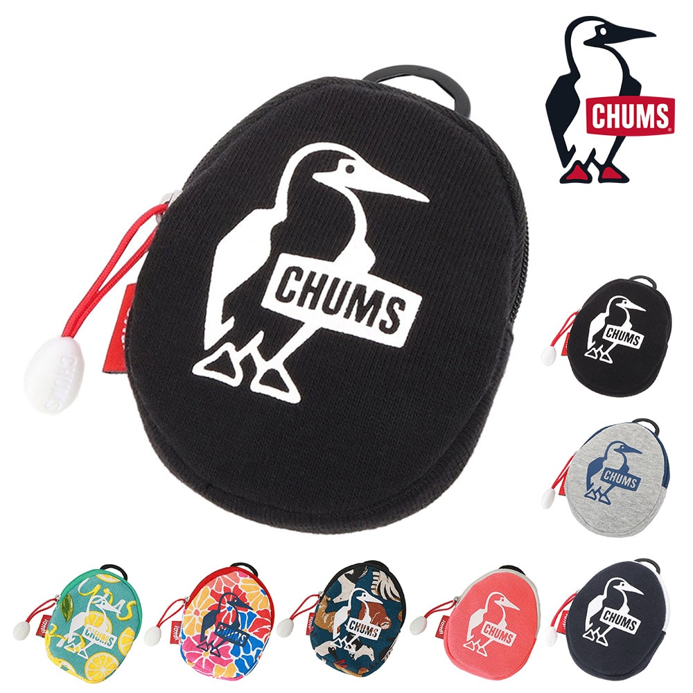 チャムス 財布 ポーチ ケース コインケース 小銭入れ 小物入れ CHUMS エッグコインケーススウェット CH60-3981 メンズ レディース キッズ 誕生日プレゼント ギフト ラッピング無料 【正規代理店】 1.ブラック -603981k001