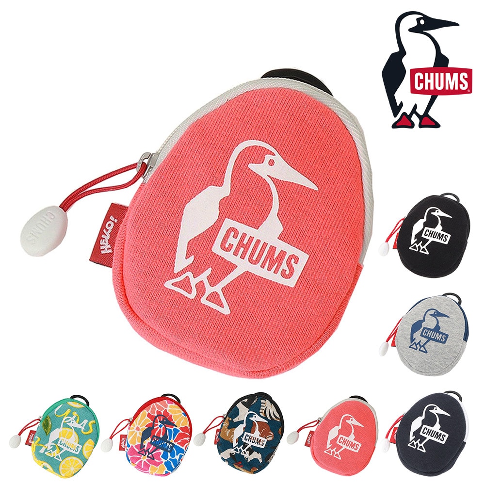 チャムス 財布 ポーチ ケース コインケース 小銭入れ 小物入れ CHUMS エッグコインケーススウェット CH60-3981 メンズ レディース キッズ 誕生日プレゼント ギフト ラッピング無料 【正規代理店】 4.コーラル -603981r016