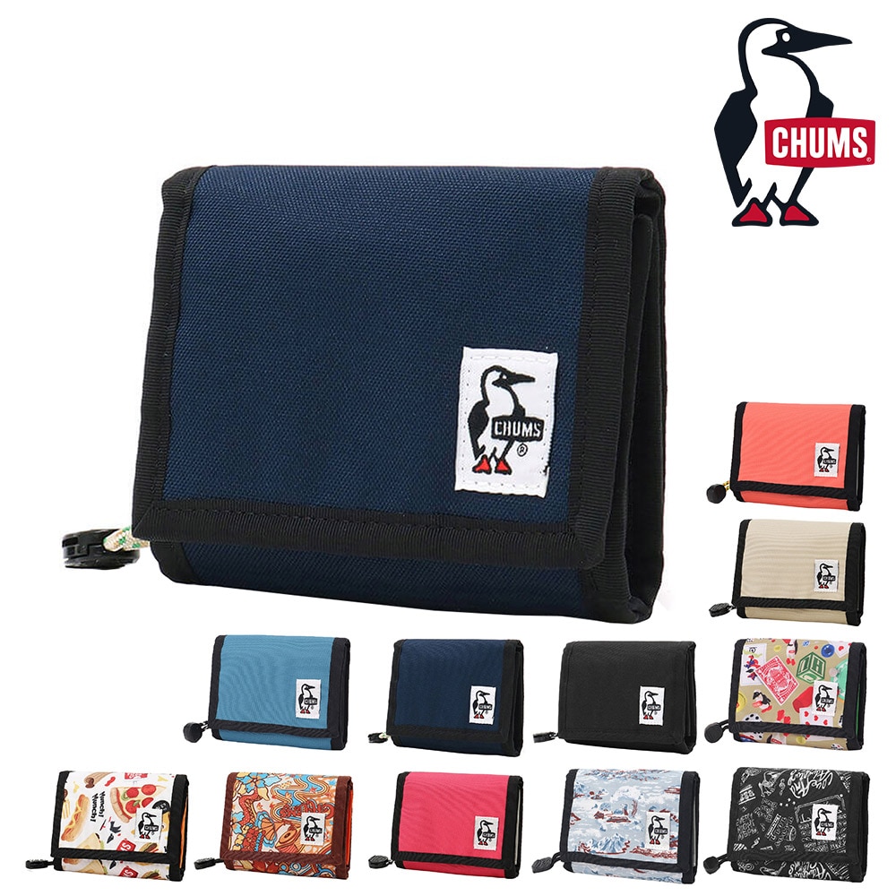 チャムス 財布 折り財布 二つ折り財布 2つ折り CHUMS リサイクルマルチウォレット CH60-3988 メンズ レディース キッズ 送料無料 誕生日プレゼント ギフト ラッピング無料 一粒万倍日 吉日 【正規代理店】 2.ネイビー -603988n001