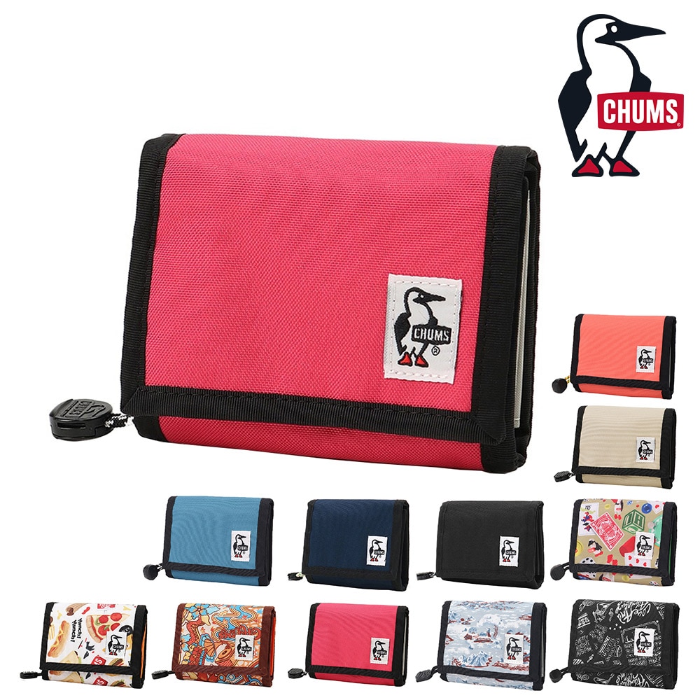 チャムス 財布 折り財布 二つ折り財布 2つ折り CHUMS リサイクルマルチウォレット CH60-3988 メンズ レディース キッズ 送料無料 誕生日プレゼント ギフト ラッピング無料 一粒万倍日 吉日 【正規代理店】 9.ピンク -603988r018