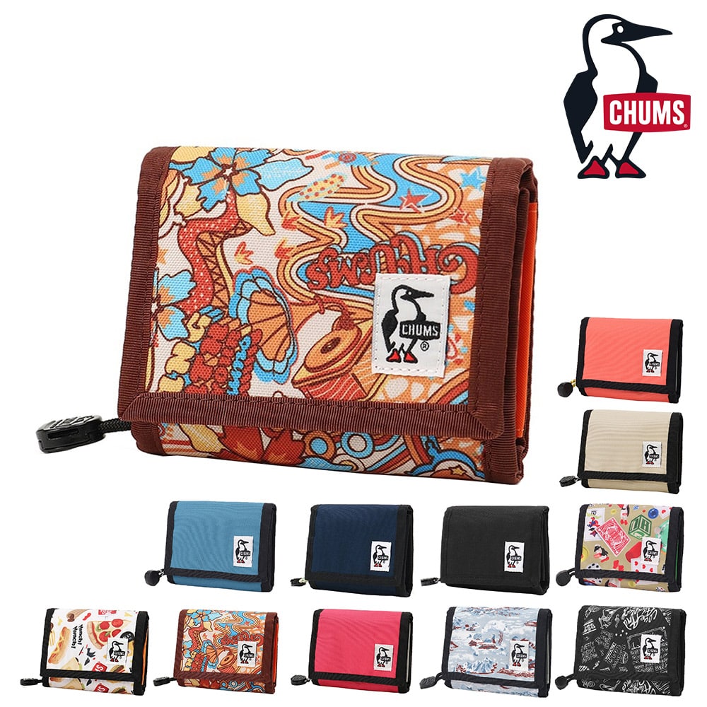 チャムス 財布 折り財布 二つ折り財布 2つ折り CHUMS リサイクルマルチウォレット CH60-3988 メンズ レディース キッズ 送料無料 誕生日プレゼント ギフト ラッピング無料 一粒万倍日 吉日 【正規代理店】 10.ヒッピートリップ -603988z350