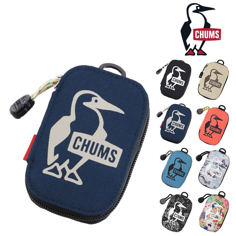チャムス 財布 ケース キーケース スマートキー対応 鍵入れ CHUMS リサイクルオーバルキージップケース CH60-3991 メンズ レディース キッズ 送料無料 誕生日プレゼント ギフト ラッピング無料 一粒万倍日 吉日 【正規代理店】 2.ネイビー -603991n001