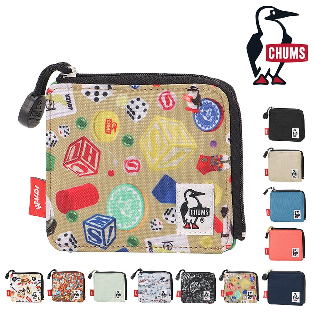 チャムス 財布 ミニ財布 コンパクト スクエア型 CHUMS リサイクルエルシェイプトジップウォレット CH60-3996 メンズ レディース キッズ 送料無料 誕生日プレゼント ギフト ラッピング無料 一粒万倍日 吉日 【正規代理店】 6.トイズ -603996z379