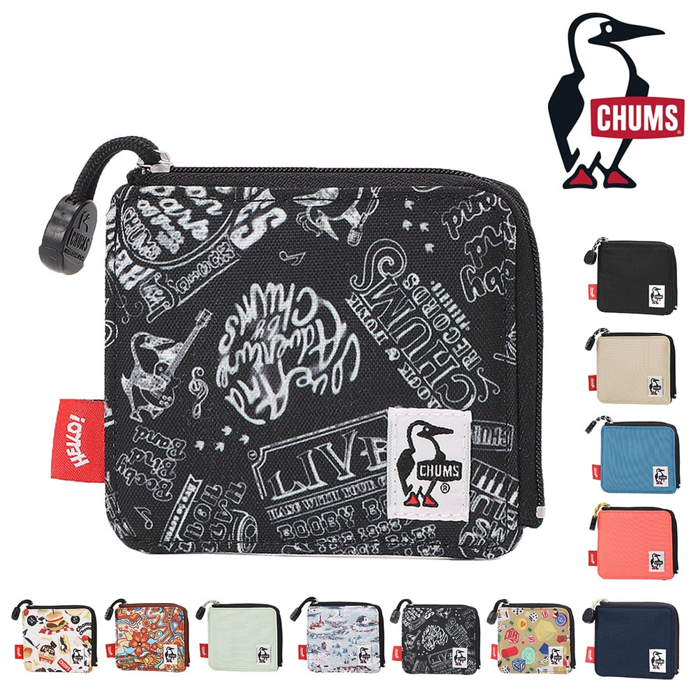 チャムス 財布 ミニ財布 コンパクト スクエア型 CHUMS リサイクルエルシェイプトジップウォレット CH60-3996 メンズ レディース キッズ 送料無料 誕生日プレゼント ギフト ラッピング無料 一粒万倍日 吉日 【正規代理店】 7.ライブハウス -603996z380
