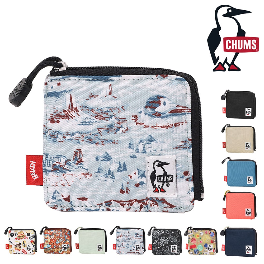 チャムス 財布 ミニ財布 コンパクト スクエア型 CHUMS リサイクルエルシェイプトジップウォレット CH60-3996 メンズ レディース キッズ 送料無料 誕生日プレゼント ギフト ラッピング無料 一粒万倍日 吉日 【正規代理店】 8.Winter MT.カモ -603996z381