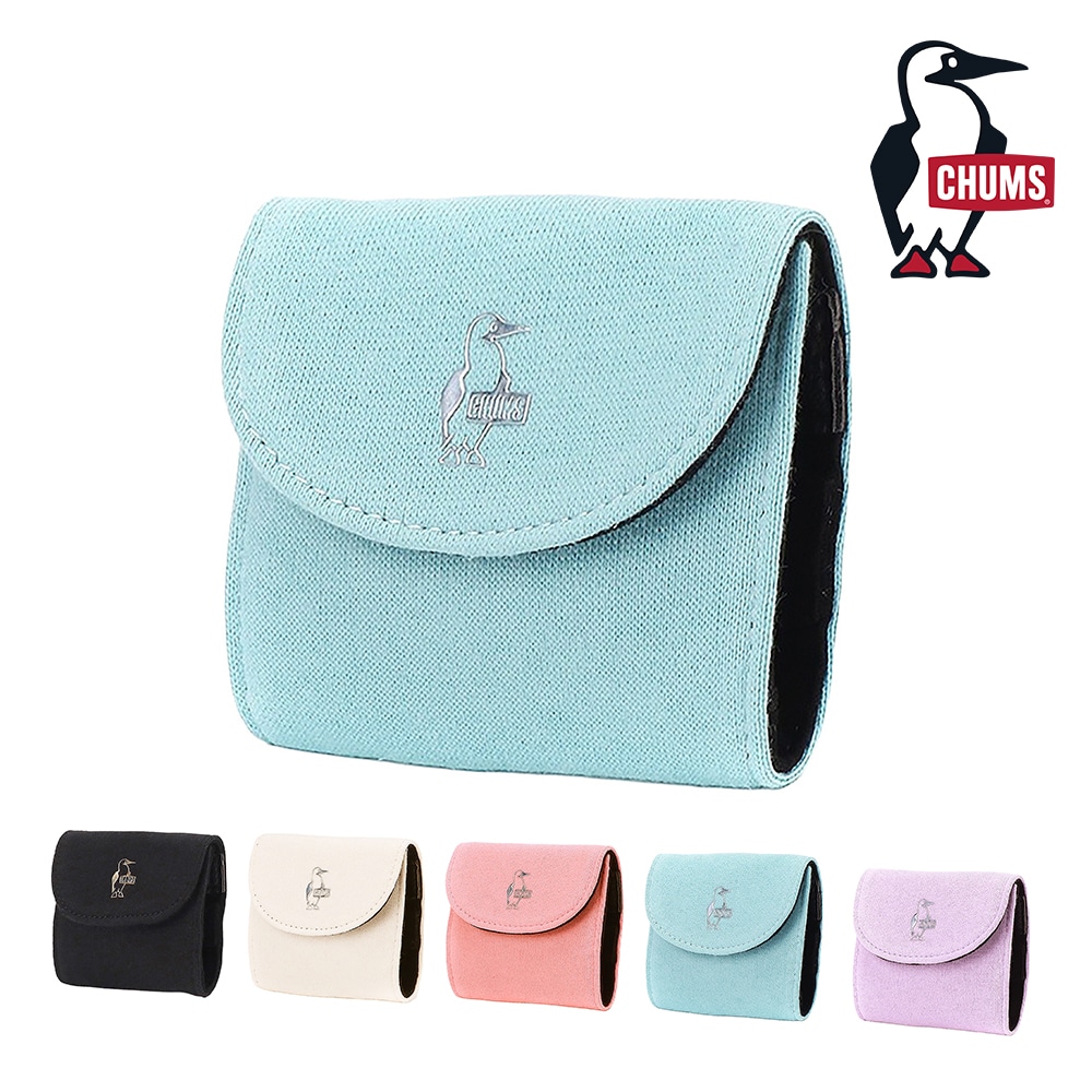 チャムス バッグ 小物 アクセサリーケース 三つ折り CHUMS 推し活 コンパクトアクセサリーズケーススウェット CH60-4013 メンズ レディース キッズ P10倍 誕生日プレゼント ギフト ラッピング無料 正規代理店 4.アクア -604013a109