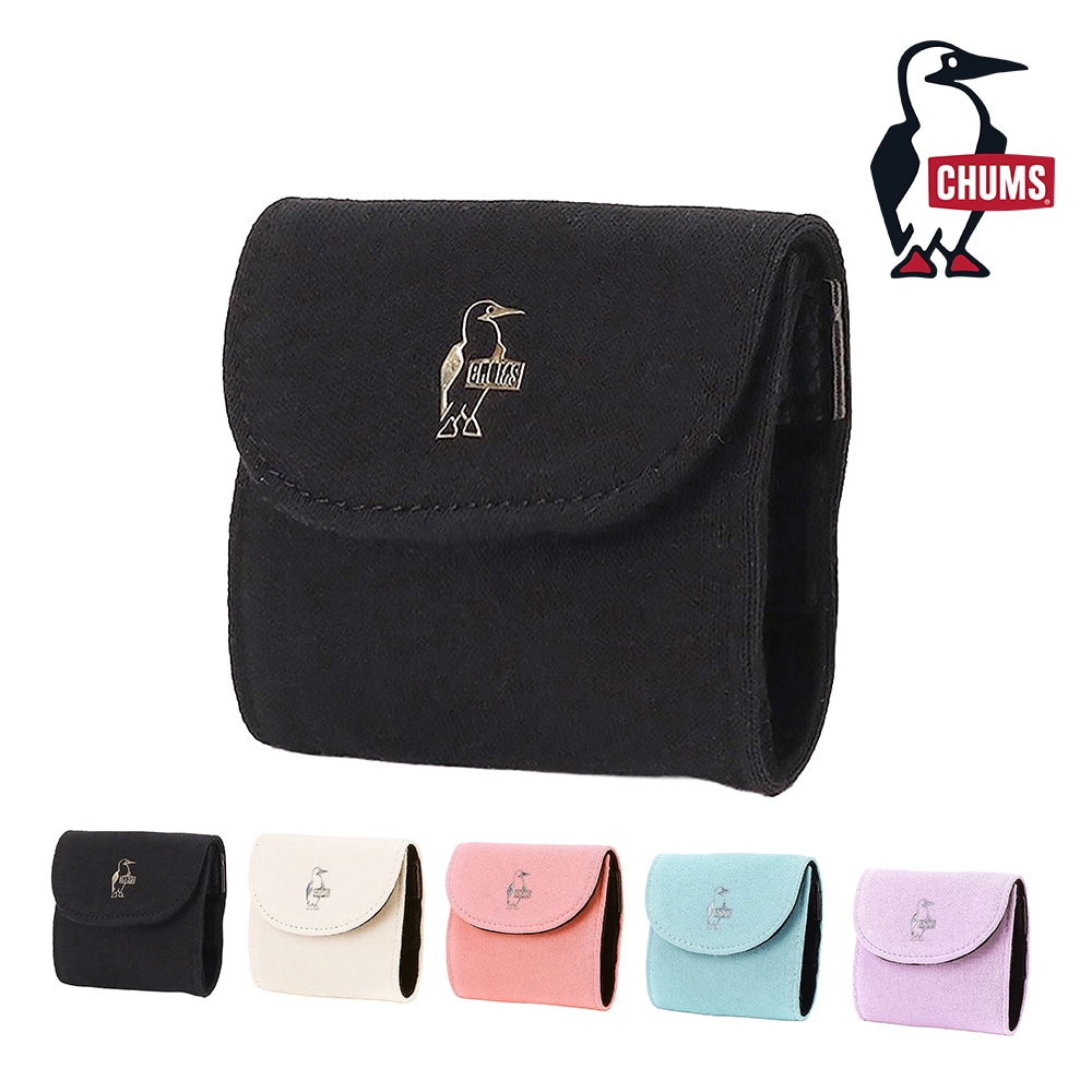 チャムス バッグ 小物 アクセサリーケース 三つ折り CHUMS 推し活 コンパクトアクセサリーズケーススウェット CH60-4013 メンズ レディース キッズ P10倍 誕生日プレゼント ギフト ラッピング無料 正規代理店 1.ブラック -604013k001