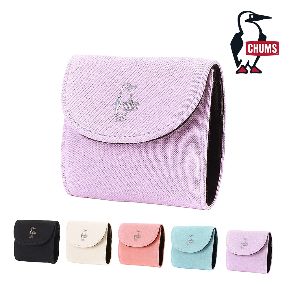チャムス バッグ 小物 アクセサリーケース 三つ折り CHUMS 推し活 コンパクトアクセサリーズケーススウェット CH60-4013 メンズ レディース キッズ P10倍 誕生日プレゼント ギフト ラッピング無料 正規代理店 5.ライラック -604013p033