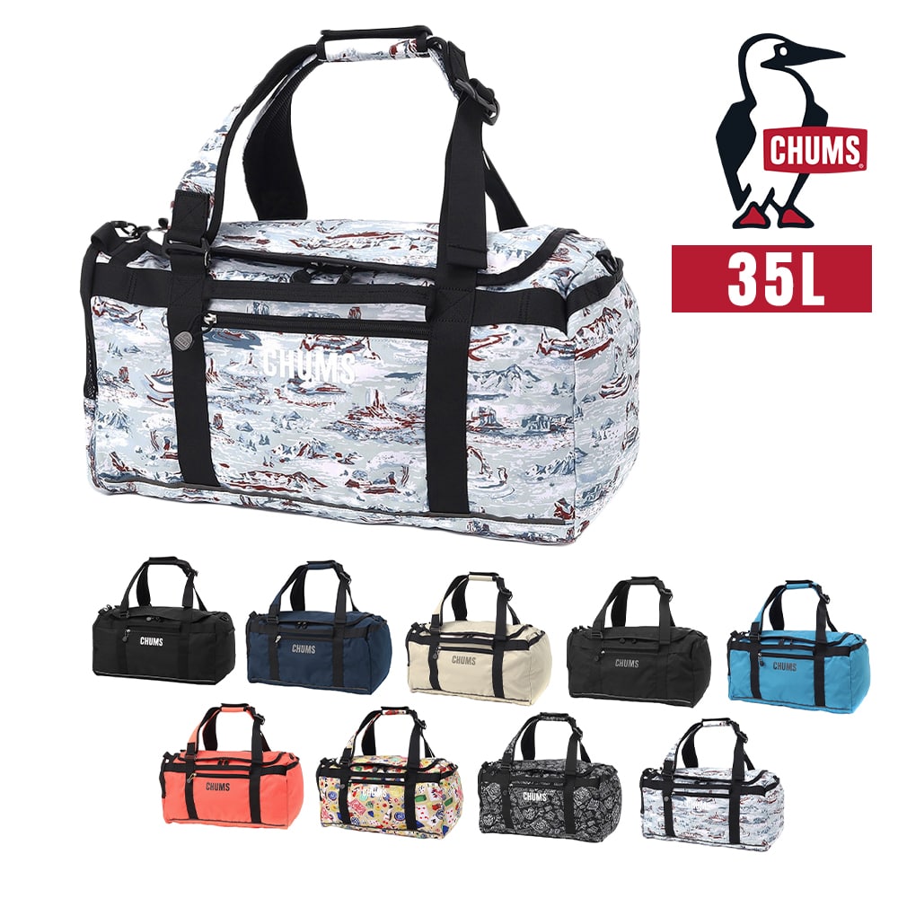 チャムス バッグ ダッフルバッグ リュック CHUMS リサイクルチャムス2ウェイボストンバッグ35 35L B4サイズ CH60-4026 メンズ レディース キッズ 送料無料 誕生日プレゼント ギフト ラッピング無料 【正規代理店】 9.Winter MT.カモ -604026z381