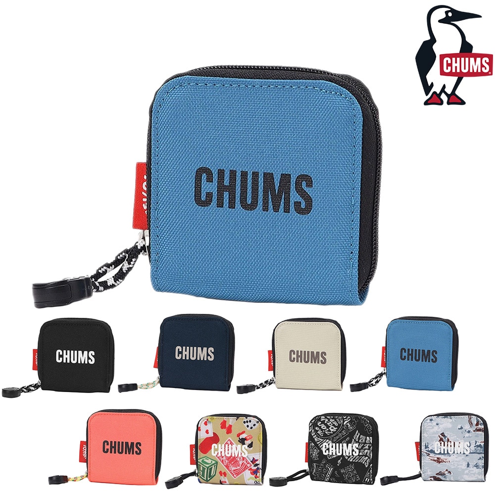 チャムス 雑貨 小物 コインケース 小銭入れ CHUMS リサイクルチャムススクエアコインケース CH60-4027 メンズ レディース キッズ ネコポス可能 誕生日プレゼント ギフト ラッピング無料 【正規代理店】 4.ダルブルー -604027a088