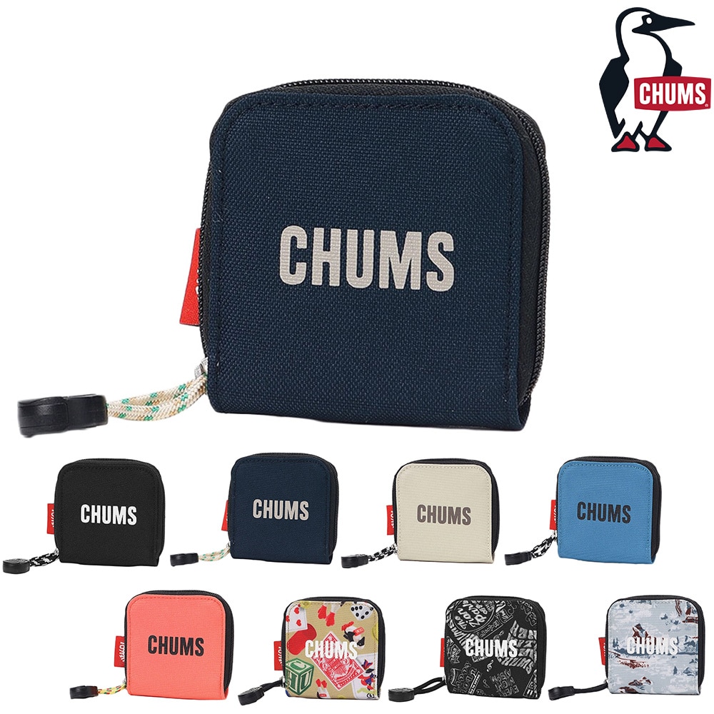 チャムス 雑貨 小物 コインケース 小銭入れ CHUMS リサイクルチャムススクエアコインケース CH60-4027 メンズ レディース キッズ ネコポス可能 誕生日プレゼント ギフト ラッピング無料 【正規代理店】 2.ネイビー -604027n001