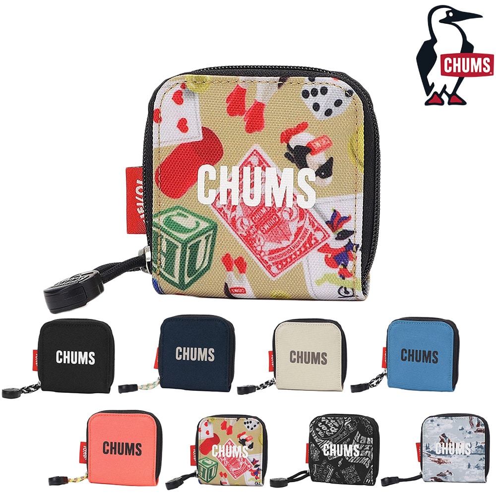 チャムス 雑貨 小物 コインケース 小銭入れ CHUMS リサイクルチャムススクエアコインケース CH60-4027 メンズ レディース キッズ ネコポス可能 誕生日プレゼント ギフト ラッピング無料 【正規代理店】 6.トイズ -604027z379