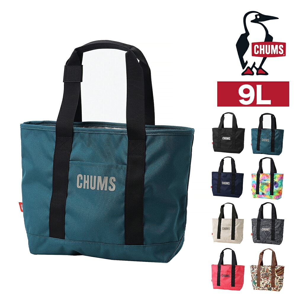 チャムス トートバッグ A4対応 9L 手提げ 軽量 CHUMS リサイクルチャムスオーディナリートートバッグ CH60-4092 メンズ レディース キッズ 5.ディープティール -604092t035
