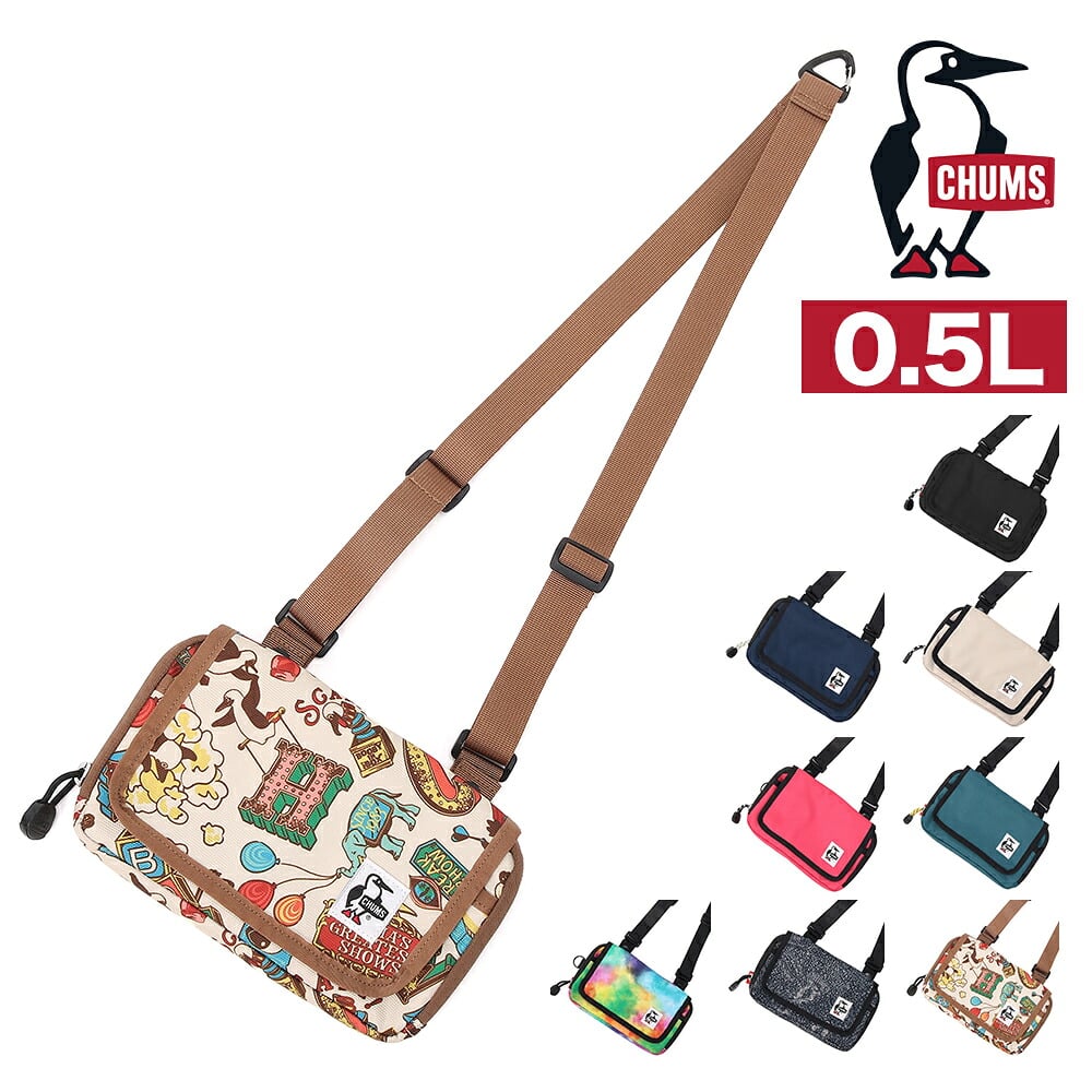 チャムス お財布ショルダー ショルダーバッグ 斜め掛け 2WAY CHUMS リサイクルウォレットショルダーポーチ CH60-4094 メンズ レディース キッズ 送料無料 誕生日プレゼント ギフト ラッピング無料 正規代理店 8.サーカス -604094z402