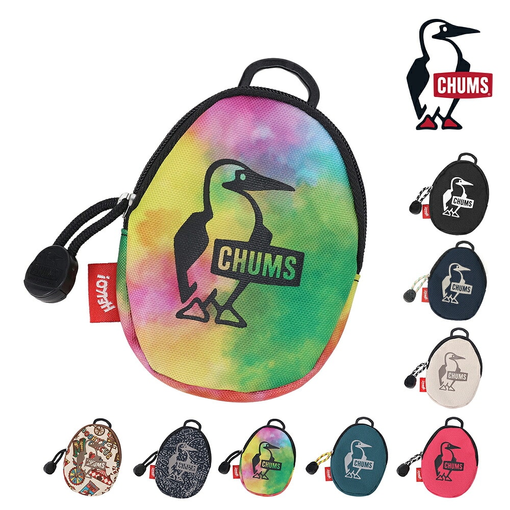 チャムス コインケース 小銭入れ マルチケース 小物入れ CHUMS リサイクルエッグコインケース CH60-4107 メンズ レディース キッズ 誕生日プレゼント ギフト ラッピング無料 正規代理店 6.ウォーターカラー -604107z400