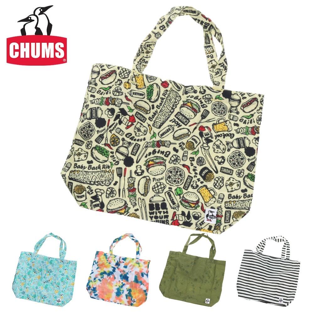 チャムス CHUMS コンパクトエコバッグ Compact Eco Bag ch60-3353 3.オーシャンダイ 99x603353z213 メンズ レディース