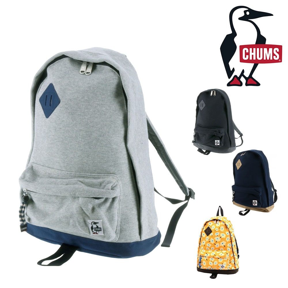 チャムス CHUMS リュック Classic Day Pack Sweat Nylon クラシックデイパックスウェットナイロン ch60-3605 2.ブラックxチャコール -99x603605k018 メンズ レディース メンズ レディース