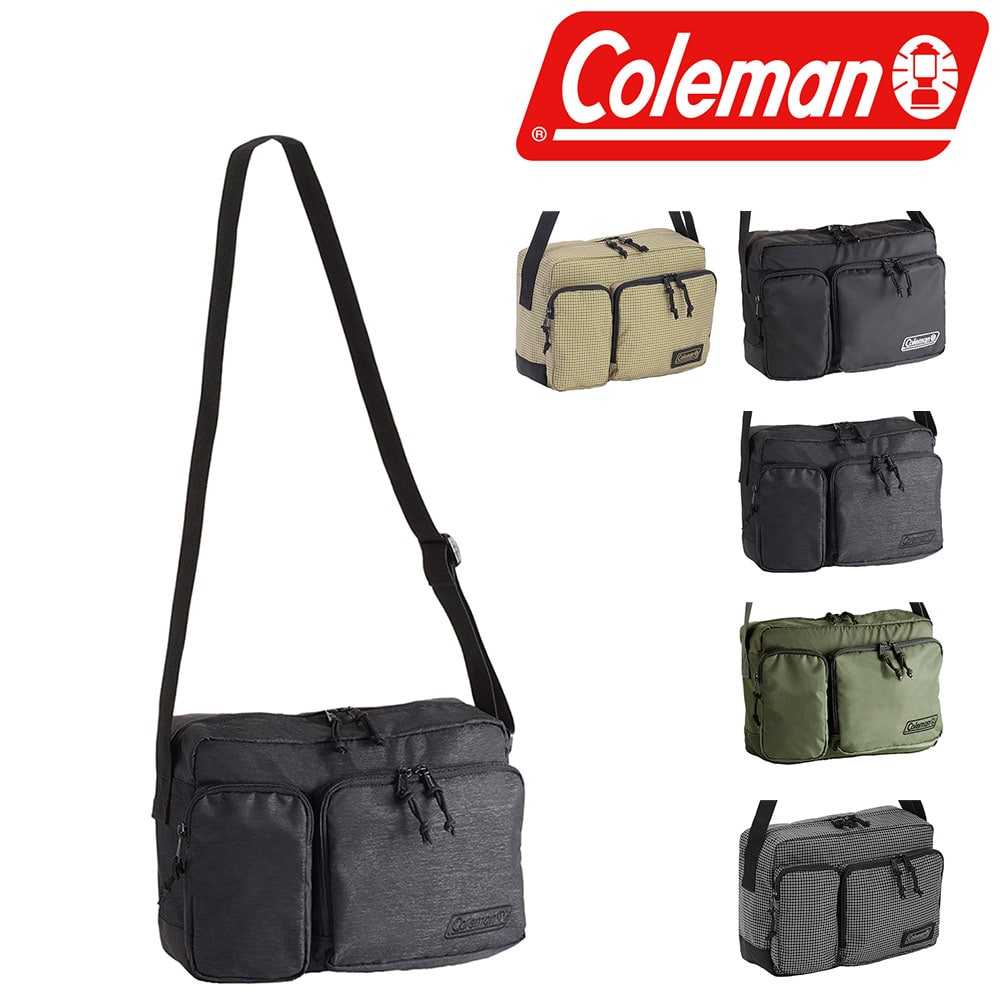 コールマン バッグ ショルダーバッグ 斜め掛け Coleman ウォーカーショルダー 8L B5 A5 B6 メンズ レディース キッズ ポイント10倍 送料無料 誕生日プレゼント ギフト ラッピング無料 正規代理店 2.ブラックヘザー -99x2185765
