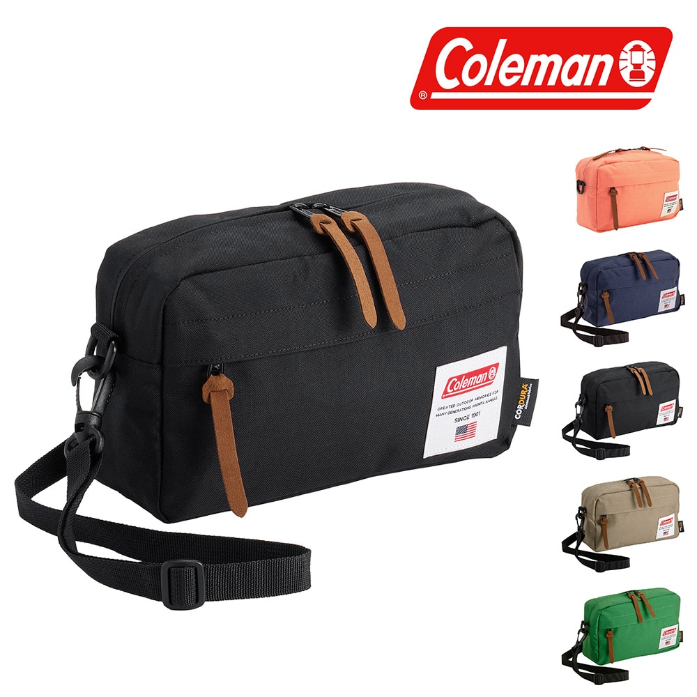 コールマン 2WAYポーチ ショルダーバッグ ナイロン アメリカンクラシック アメリカンクラシックポーチ 4L B6 メンズ レディース キッズ 誕生日プレゼント 正規代理店 1.ブラック -99x2205832