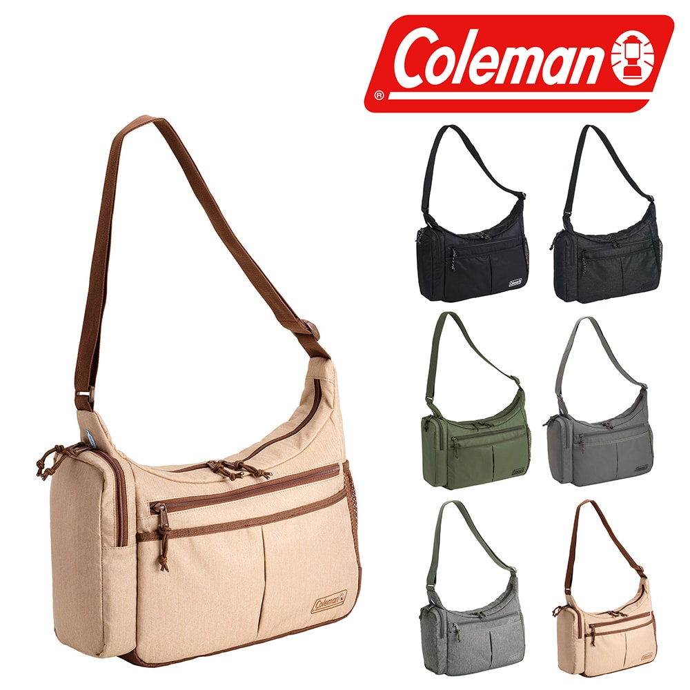 コールマン バッグ ショルダーバッグ 斜め掛けバッグ Coleman ウォーカー クールショルダー MD 8L A4 B5 メンズ レディース キッズ 誕生日プレゼント 【正規代理店】 5.バターナッツ -99x2205848