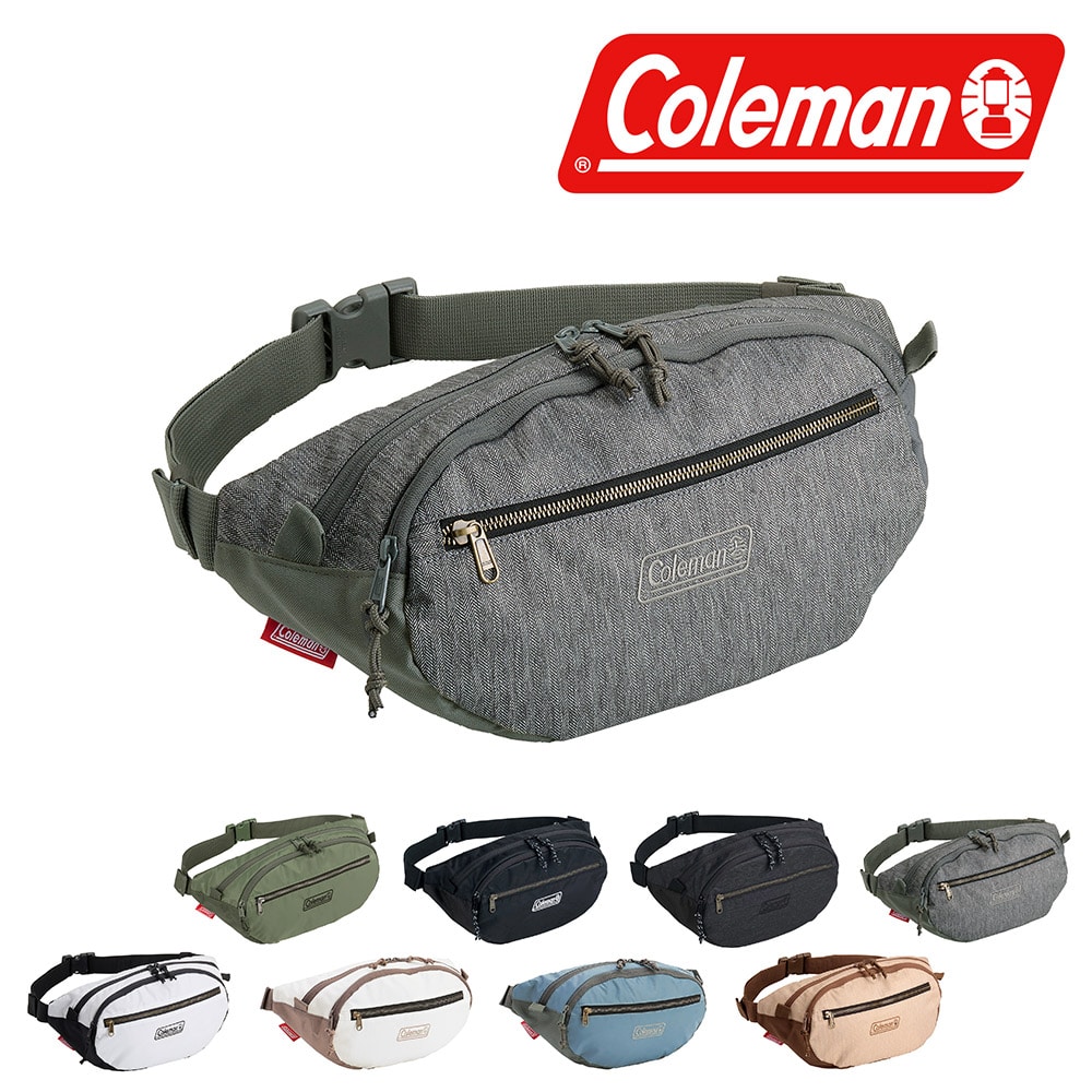 コールマン バッグ ウエストバッグ ボディバッグ ウエストポーチ ナイロン 5L A5 B6 Coleman ウォーカー ウエスト5 メンズ レディース キッズ プレゼント 正規代理店 4.ヘリンボーン -99x2205863