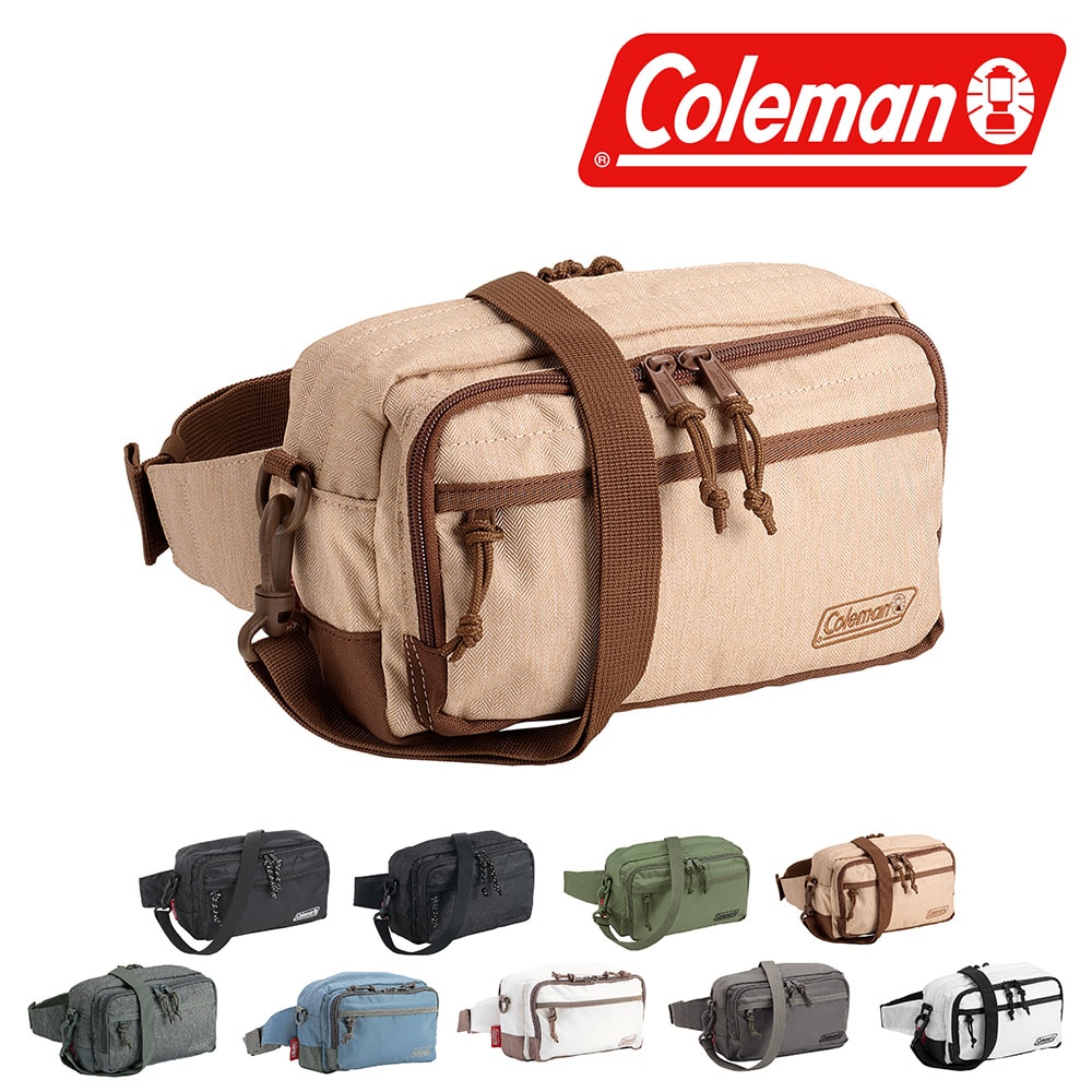 コールマン バッグ 2WAYウエストバッグ ショルダーバッグ ウエストポーチ ナイロン Coleman ウォーカーポーチ 2L B6 メンズ レディース キッズ 誕生日プレゼント ギフト 【正規代理店】 5.バターナッツ -99x2205870