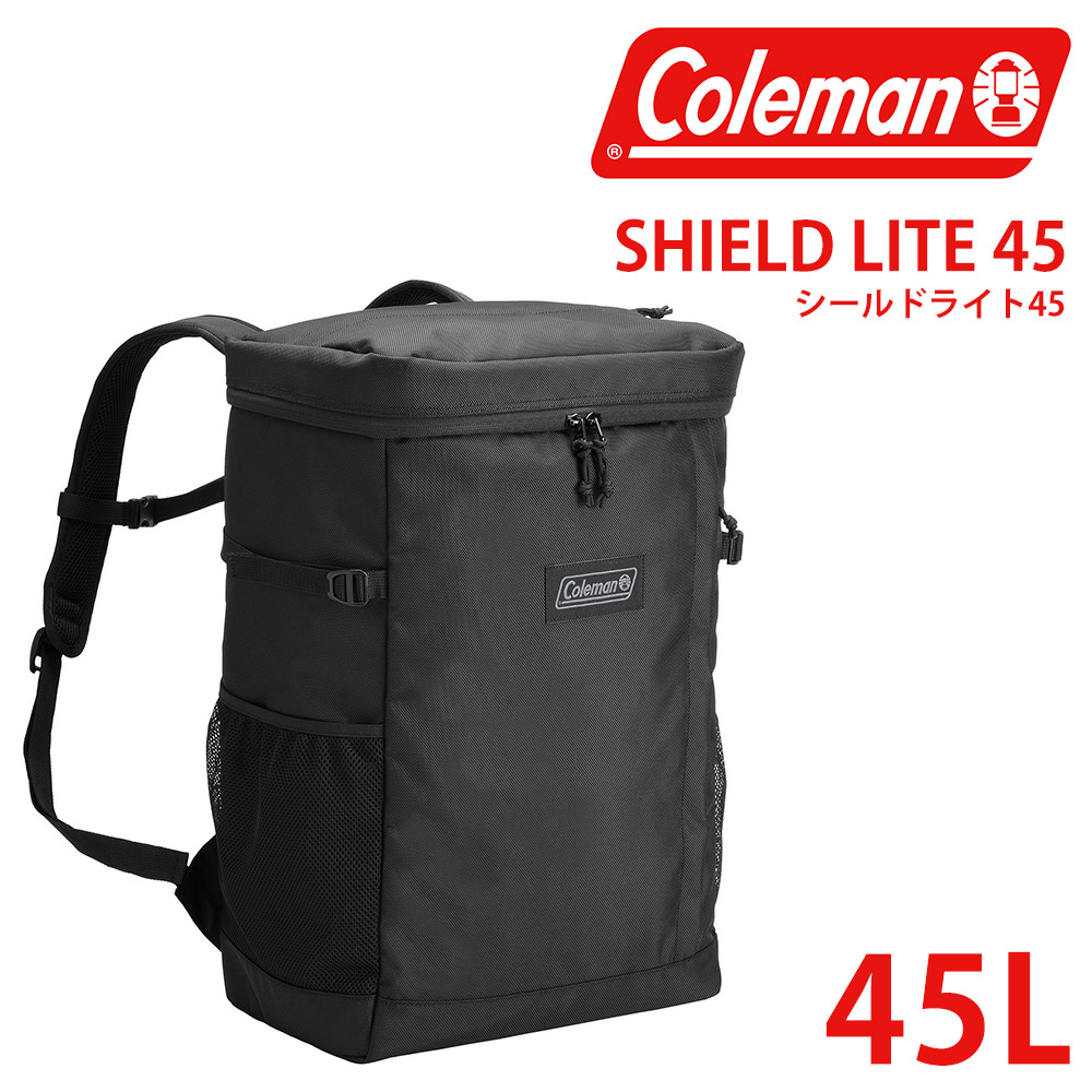コールマン バッグ リュックサック スクエア バックパック デイパック Coleman シールドライト45 45L B4 A4 B5 メンズ レディース キッズ 誕生日プレゼント 【正規代理店】 ブラック -2207125