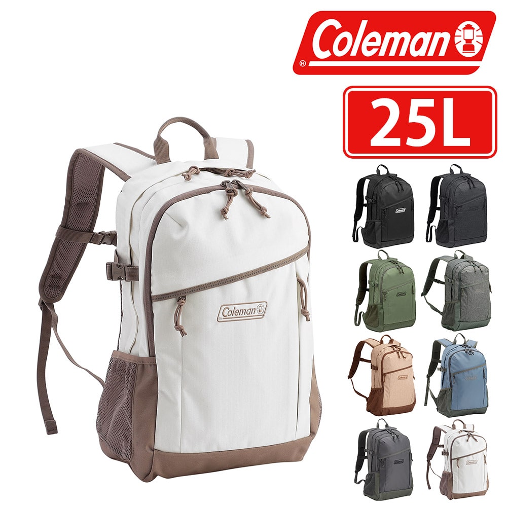 コールマン バッグ リュックサック デイパック バックパック リュック Coleman ウォーカー25 A3 B4 A4 B5 25L メンズ レディース キッズ 誕生日プレゼント 【正規代理店】 7.ホワイトヘリンボーン -2213940