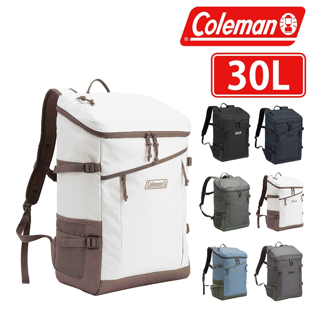 コールマン リュックサック デイパック バックパック ナイロン ウォーカースクエアバックパック 30L B4 A4 B5 メンズ レディース キッズ 誕生日プレゼント 正規代理店 5.ホワイトヘリンボーン -2214722