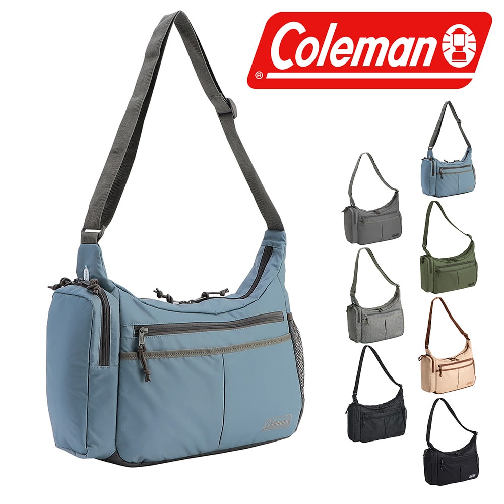 コールマン バッグ ショルダーバッグ 斜め掛けバッグ Coleman ウォーカー クールショルダー MD 8L A4 B5 メンズ レディース キッズ 誕生日プレゼント 【正規代理店】 6.ビンテージブルー -2214729